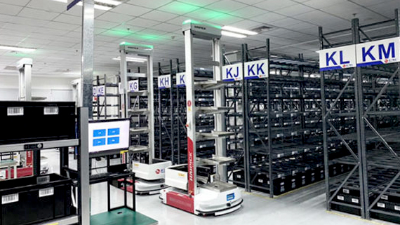 公海jcjc聯手新寧物流，打造庫寶高效電子供料倉