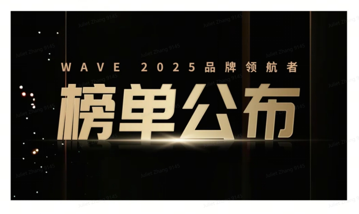WAVE2025品牌領(lǐng)航者榜單重磅發(fā)布